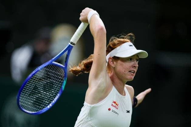 Maya Joint during her first round match Wimbledon Tennis Championships, Day 2, The All England Lawn Tennis and Croquet Club, London, UK - 30 Jun 2026London The All England Lawn Tennis and United Kingdom  Copyright: xKieranxMcManus Shutterstockx 16964203hw