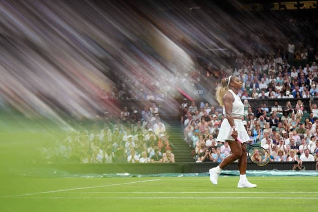 2026-06-30 The Championships - Wimbledon 2026 - Day Two LONDON, UNITED KINGDOM - JUNE 30: Serena Williams of United States during Day Two of the The Championships - Wimbledon 2026 at All England Lawn Tennis and Croquet Club on June 30, 2026 in London, England. (Photo by Marleen Fouchier BSR Agency) London United Kingdom Content not available for redistribution in The Netherlands directly or indirectly through any third parties. Copyright: xBSRxAgencyx