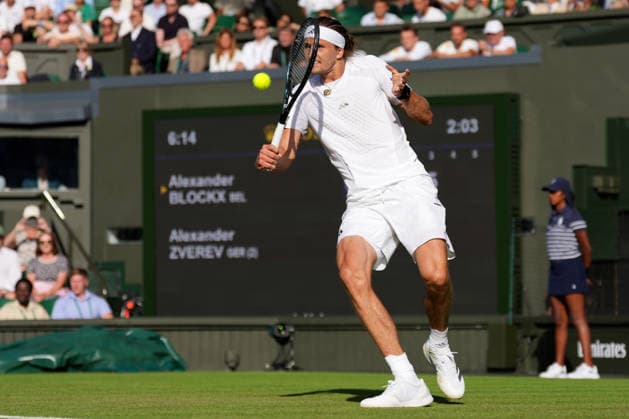 2026-06-30 The Championships - Wimbledon 2026 - Day Two LONDON, UNITED KINGDOM - JUNE 30: Alexander Zverev of Germany during Day Two of the The Championships - Wimbledon 2026 at All England Lawn Tennis and Croquet Club on June 30, 2026 in London, England. (Photo by Marleen Fouchier BSR Agency) London United Kingdom Content not available for redistribution in The Netherlands directly or indirectly through any third parties. Copyright: xBSRxAgencyx
