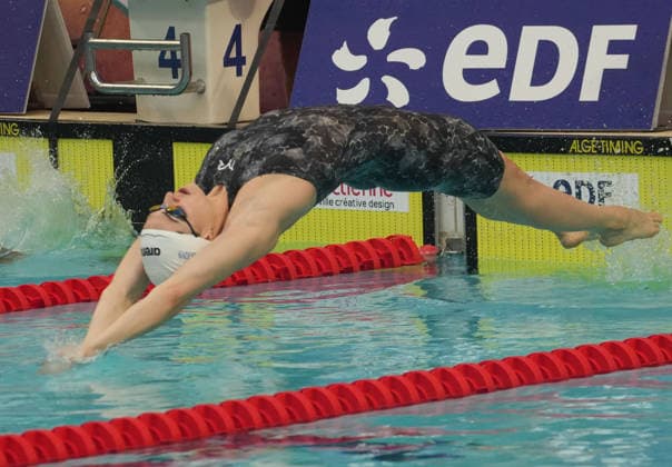 Natation - Championnat de France 30 06 2026 FINALES Beryl Gastaldello of Montpellier Metropole Natation during the final 100m Backstroke Women of the French Swimming Championships at the Raymond Sommet Olympic Pool in Saint-Etienne on June30, 2026 photos by Laurent Lairys , Saint EtienneFrance  Copyright: xLaurentxLairysx