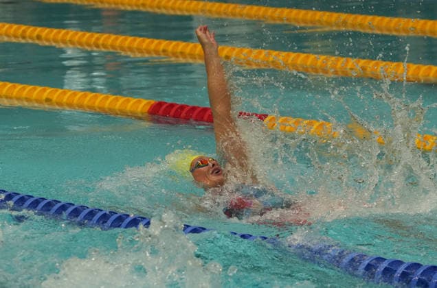 Natation - Championnat de France 30 06 2026 FINALES Pauline Mahieu of CANET 66 NATATION during the final 100m Backstroke Women of the French Swimming Championships at the Raymond Sommet Olympic Pool in Saint-Etienne on June30, 2026 photos by Laurent Lairys , Saint EtienneFrance  Copyright: xLaurentxLairysx