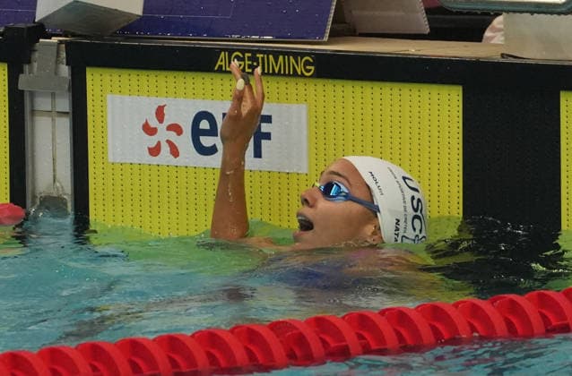 Natation - Championnat de France 30 06 2026 FINALES Mary - Ambre Molluh of U.S CRETEIL NATATION during the Final 100m Backstroke Women of the French Swimming Championships at the Raymond Sommet Olympic Pool in Saint-Etienne on June30, 2026 photos by Laurent Lairys , Saint EtienneFrance  Copyright: xLaurentxLairysx