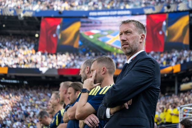 260630 Head coach Graham Potter of Sweden ahead of the FIFA World Cup, WM, Weltmeisterschaft, Fussball 2026 round of 32 football match between France and Sweden on June 30, 2026 in New Jersey. Photo: Petter Arvidson BILDBYRAN kod PA PA1270 fotboll football soccer fotball vm fotbolls-vm fotball-vm fotbolls-vm 2026 fifa world cup 2026 sverige sweden sverige a bbeng frankrike france round of 32 16-delsfinal *** June 30, 2026: Sweden’s head coach Graham Potter ahead of the 2026 FIFA World Cup Round of 32 soccer match between France and Sweden on June 30, 2026 in New Jersey. Photo by Petter Arvidson, BILDBYRAN, code PA PA1270. soccer, football, World Cup, 2026 FIFA World Cup, Sweden, Sweden national team, Francekrike france round of 32 round of 16  Copyright: PETTERxARVIDSON BB260630PA111