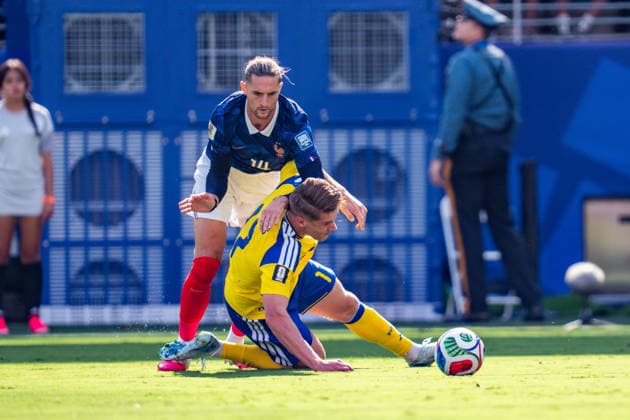 FIFA Fussball Weltmeisterschaft 2026, Sechszehntelfinale, Frankreich vs. Schweden, 30.06.2026, New Jersey Stadium Viktor Gyokeres Adrien Rabiot *** 2026 FIFA World Cup, Round of 32, France vs. Sweden, June 30, 2026, New Jersey Stadium Viktor Gyokeres Adrien Rabiot Copyright: xBahhoxKarax