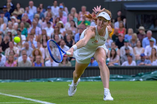 Day Two: The Championships - Wimbledon 2026 LONDON, ENGLAND JUNE 30 - Maya Joint of Australia during Ladies Single First Round at The Wimbledon Lawn Tennis Championship at Wimbledon on June 30, 2026 in London, England. (Photo by Keeran Marquis)  Copyright: xKeeranxMarquis Fotoarena SPPx Sportspressphoto_SPR181403