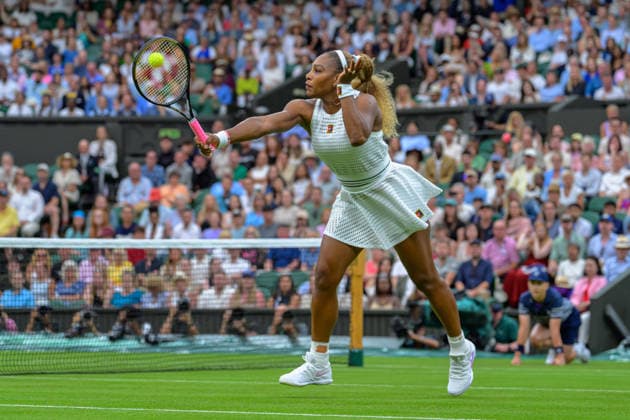 Day Two: The Championships - Wimbledon 2026 LONDON, ENGLAND JUNE 30 - Serena Williams of United States during Ladies Single First Round at The Wimbledon Lawn Tennis Championship at Wimbledon on June 30, 2026 in London, England. (Photo by Keeran Marquis)  Copyright: xKeeranxMarquis Fotoarena SPPx Sportspressphoto_SPR181425