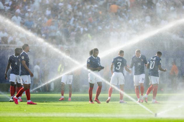 260630 Jules Kounde, Lucas Digne, Adrien Rabiot and Kylian Mbappe of France during the FIFA World Cup, WM, Weltmeisterschaft, Fussball 2026 round of 32 football match between France and Sweden on June 30, 2026 in New Jersey. Photo: Petter Arvidson BILDBYRAN kod PA PA1270 fotboll football soccer fotball vm fotbolls-vm fotball-vm fotbolls-vm 2026 fifa world cup 2026 sverige sweden sverige a bbeng frankrike france round of 32 16-delsfinal *** June 30, 2026: Jules Koundé, Lucas Digne, Adrien Rabiot, and Kylian Mbappé of France during the 2026 FIFA World Cup Round of 32 soccer match between France and Sweden on June 30, 2026 in New Jersey. Photo by Petter Arvidson, BILDBYRAN, code PA PA1270. soccer, football, soccer World Cup, 2026 FIFA World Cup, Sweden, Sweden A, BBENG, Francekrike france round of 32 round of 16  Copyright: PETTERxARVIDSON BB260630PA129