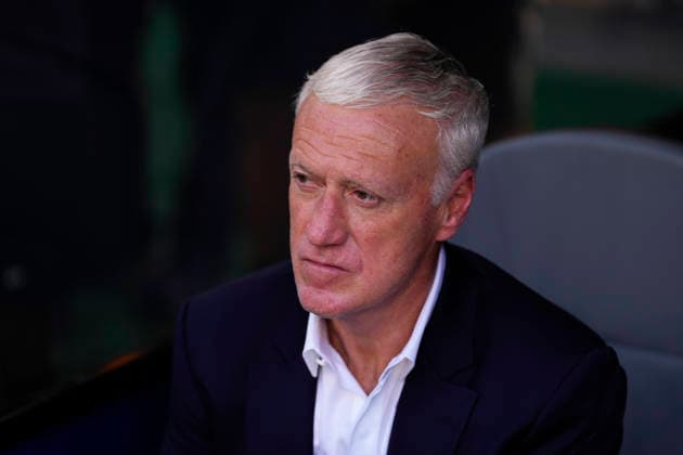 France v Sweden: Round Of 32 - FIFA World Cup, WM, Weltmeisterschaft, Fussball 2026 Didier Deschamps, head coach of France, looks on during the FIFA World Cup 2026 Round Of 32 match between France and Sweden at New York New Jersey Stadium on June 30, 2026 in East Rutherford, New Jersey. East Rutherford NJ United States  Copyright: xJosexBretonx originalFilename:bretonhernandez-francevs260630_np0Bo.jpg