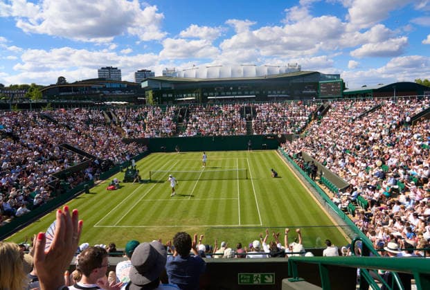 2026 Wimbledon, June 30, Day 2 LONDON, - JUNE 30: A wide view of court 2 number 2 court as the crowd applaud as Ben Shelton of the United States plays a shot against Otto Virtanen of Finland during the 2026 Wimbledon, June 30, Day 2 at The all England club, Wimbledon on June 30, 2026 in London, GBR. London The all England club, Wimbledon GBR Copyright: xPeterxvanxdenxBerg ISIxPhotosx 9432