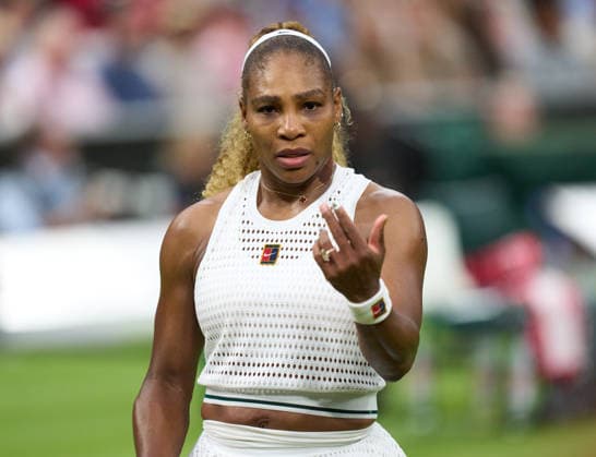 2026 Wimbledon, June 30, Day 2 LONDON, - JUNE 30: Serena Williams of the United States looks down the court against Maya Joint of Australia during the 2026 Wimbledon, June 30, Day 2 at The all England club, Wimbledon on June 30, 2026 in London, GBR. London The all England club, Wimbledon GBR Copyright: xPeterxvanxdenxBerg ISIxPhotosx 9432