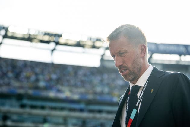 260630 Head coach Graham Potter of Sweden looks dejected during the FIFA World Cup, WM, Weltmeisterschaft, Fussball 2026 round of 32 football match between France and Sweden on June 30, 2026 in New Jersey. Photo: Petter Arvidson BILDBYRAN kod PA PA1270 fotboll football soccer fotball vm fotbolls-vm fotball-vm fotbolls-vm 2026 fifa world cup 2026 sverige sweden sverige a bbeng frankrike france round of 32 16-delsfinal depp *** June 30, 2026: Sweden’s head coach Graham Potter looks dejected during the FIFA World Cup 2026 Round of 32 soccer match between France and Sweden on June 30, 2026 in New Jersey. Photo by Petter Arvidson, BILDBYRAN, code PA PA1270. soccer, football, soccer World Cup, 2026 FIFA World Cup, Sweden, Sweden national team, Francekrike france round of 32 16th-final depp  Copyright: PETTERxARVIDSON BB260630PA172