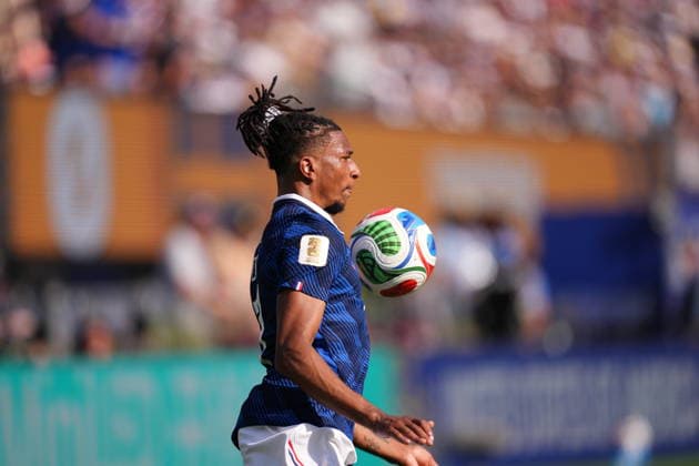 France v Sweden - FIFA World Cup, WM, Weltmeisterschaft, Fussball 2026 - Round of 32 NEW JERSEY, USA - JUNE 30: Michael Olise of France controls the ball during the 2026 FIFA World Cup Round of 32 match between France and Sweden at New Jersey Stadium (MetLife Stadium) in East Rutherford, New Jersey, USA, on June 30, 2026. Jose Hernandez Anadolu New Jersey United States. Editorial use only. Please get in touch for any other usage.  Copyright: x2026xAnadoluxJosexHernandezx
