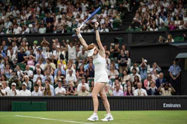 RECORD DATE NOT STATED 30th June 2026; All England Lawn Tennis and Croquet Club, London, England; Wimbledon Tennis Tournament, Day Two; Maya Joint (AUS) celebrates winning her first round match against Serena Williams (USA) GodfreyxPitt