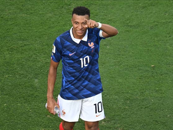 June 30, 2026, East Rutherford, New Jersey, USA: Kylian Mbappe of France celebrates scoring during the 2026 World Cup round of 32 football match between France and Sweden at New York New Jersey MetLife Stadium in East Rutherford, United States, on June 30, 2026. World Cup 2026: Round Of 32: France Vs Sweden  - ZUMAs337 20260630_znp_s337_013 Copyright: xGentxShkullakux