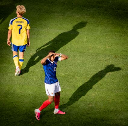 New York New Jersey, USA 30th Jun 2026. Goal celebration: Kylian Mbappe (FRA) France - Sweden World Cup Frankreich - Schweden 30.06.2026 *** New York, New Jersey, USA, June 30, 2026; Goal celebration by Kylian Mbappé (FRA); France vs. Sweden; World Cup; France vs. Sweden; June 30, 2026