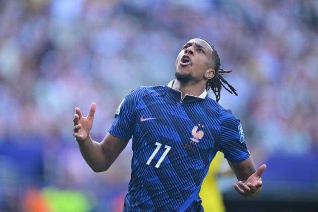 France v Sweden - FIFA World Cup, WM, Weltmeisterschaft, Fussball 2026 - Round of 32 NEW JERSEY, USA - JUNE 30: Michael Olise of France reacts during the 2026 FIFA World Cup Round of 32 match between France and Sweden at New Jersey Stadium (MetLife Stadium) in East Rutherford, New Jersey, USA, on June 30, 2026. Abdulhamid Hosbas Anadolu New Jersey United States. Editorial use only. Please get in touch for any other usage.  Copyright: x2026xAnadoluxAbdulhamidxHosbasx
