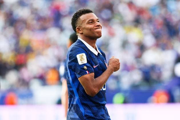 RECORD DATE NOT STATED FIFA World Cup, WM, Weltmeisterschaft, Fussball 2026 - Round of 32 - France v Sweden Kylian Mbappe player of France celebrates his goal during the FIFA World Cup 2026 Round of 32 match between France and Sweden at New York New Jersey Stadium, in East Rutherford, United States, on Tuesday, June 30, 2026.(Foto: William Volcov Brazil Photo Press IMAGO) Sports East Rutherford NJ United States of America Copyright: xWILLIAMxVOLCOVx