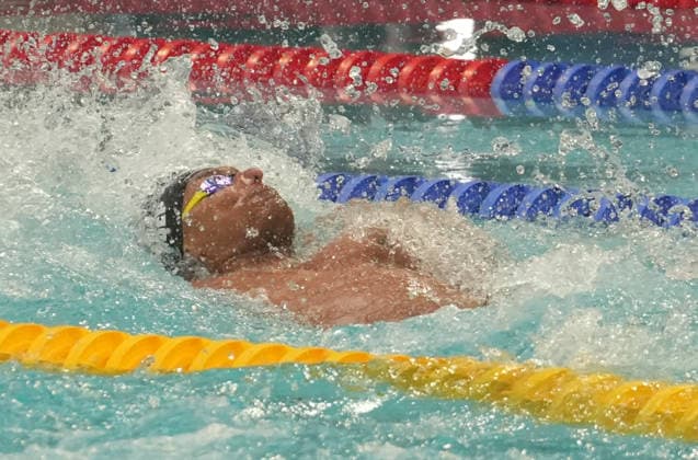 June 30, 2026, Saint Etienne, Bretagne, FRANCE: Yohann Ndoye - Brouard of Dauphins d Annecy during the Final 50 m Backstroke Men of the French Swimming Championships at the Raymond Sommet Olympic Pool in Saint-o°tienne on June30, 2026 Ã¢â‚¬ photos by . Natation - Championnat De France 30 06 2026 FINALES  - ZUMAl193 20260630_zsp_l193_025 Copyright: xLaurentxLairysx