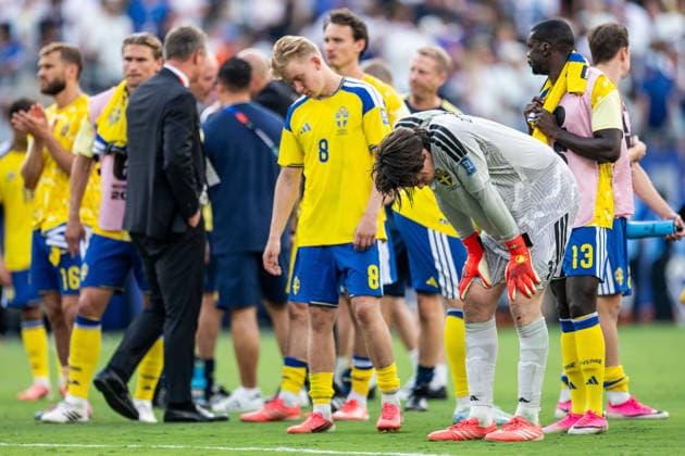 260630 Goalkeeper Jacob Widell Zetterström of Sweden looks dejected after the FIFA World Cup, WM, Weltmeisterschaft, Fussball 2026 round of 32 football match between France and Sweden on June 30, 2026 in New Jersey. Photo: Petter Arvidson BILDBYRAN kod PA PA1270 fotboll football soccer fotball vm fotbolls-vm fotball-vm fotbolls-vm 2026 fifa world cup 2026 sverige sweden sverige a bbeng frankrike france round of 32 16-delsfinal depp *** June 30, 2026: Sweden’s goalkeeper Jacob Widell Zetterström looks dejected after the FIFA World Cup 2026 Round of 32 soccer match between France and Sweden on June 30, 2026 in New Jersey. Photo by Petter Arvidson, BILDBYRAN, code PA PA1270 soccer football fotball World Cup soccer World Cup 2026 FIFA World Cup 2026 Sweden Sweden A BBENG Francekrike france round of 32 16th-final depp  Copyright: PETTERxARVIDSON BB260630PA256