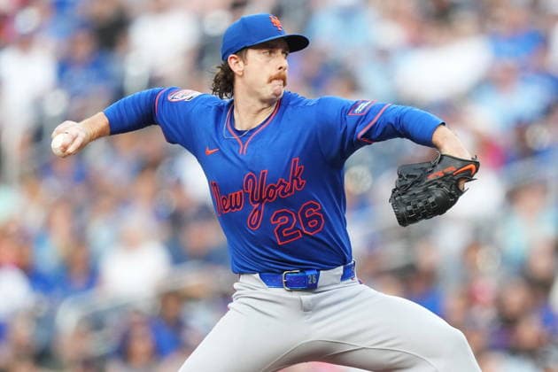 June 30, 2026, Toronto, On, CANADA: New York Mets pitcher Nolan McLean (26) works against the Toronto Blue Jays during first inning MLB, Baseball Herren, USA baseball action in Toronto on Tuesday, June 30, 2026. Canada News - June 30, 2026  - ZUMAc35_ 20260630_zaf_c35_063 Copyright: xNathanxDenettex