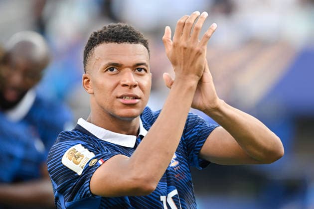 Kylian Mbappe of France gestures during the FIFA Men’s World Cup 2026 round of 32 football match between France and Sweden at New York New Jersey Stadium, in East Rutherford on June 30th 2026 (Photo by Andre Ricardo SPP)  Copyright: xAndrexRicardo SPPx Sportspressphoto_SPR181519
