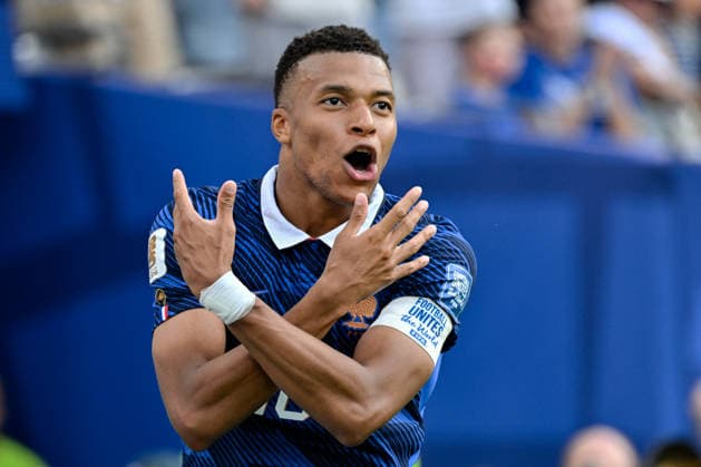 Kylian Mbappe of France gestures during the FIFA Men’s World Cup 2026 round of 32 football match between France and Sweden at New York New Jersey Stadium, in East Rutherford on June 30th 2026 (Photo by Andre Ricardo SPP)  Copyright: xAndrexRicardo SPPx Sportspressphoto_SPR181521