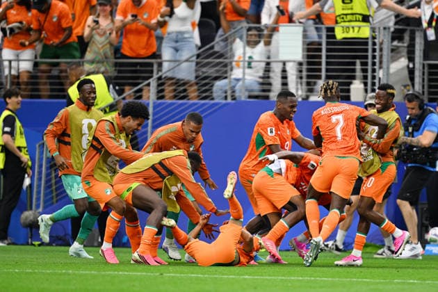 Cote d Ivoire team group, Mannschaftsbild, Totale (CIV), JUNE 30, 2026 - Football Soccer : FIFA World Cup, WM, Weltmeisterschaft, Fussball 2026 Round of 32 match between Cote d Ivoire 1-2 Norway at Dallas Stadium in Arlington, Texas, USA.  aflo_336419971 KenjiroxMatsuox