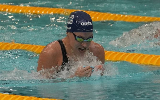 Natation - Championnat de France 30 06 2026 FINALES VASQUEZ Lucie of ES MASSY NATATION during the Final 200 m Breaststroke Women of the French Swimming Championships at the Raymond Sommet Olympic Pool in Saint-Etienne on June30, 2026 photos by Laurent Lairys , Saint EtienneFrance  Copyright: xLaurentxLairysx