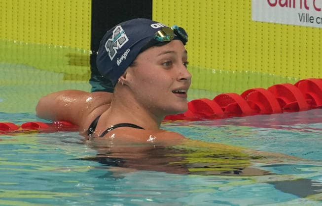 Natation - Championnat de France 30 06 2026 FINALES VASQUEZ Lucie of ES MASSY NATATION during the Final 200 m Breaststroke Women of the French Swimming Championships at the Raymond Sommet Olympic Pool in Saint-Etienne on June30, 2026 photos by Laurent Lairys , Saint EtienneFrance  Copyright: xLaurentxLairysx