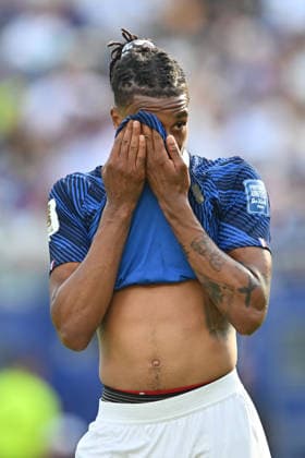 June 30, 2026, East Rutherford, New Jersey, United States of America: East Rutherford, United States of America. 30 Jun, 2026. France forward MICHAEL OLISE (11) in action during a World Cup 2026 Round of 32 match. France defeated Sweden 3 to 0. Credit: , Jr. Zuma Press World Cup 2026 Round Of 32: France 3:0 Sweden  - ZUMAa301 20260630_aaf_a301_026 Copyright: xBrooksxVonxArxx