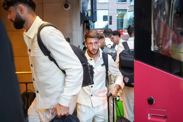 Toronto, 300626. The arrival of the Croatian football team at the hotel on the eve of the match with Portugal. In the photo: Marco Pasalic. Photo: Boris Kovacev CROPIX Copyright: xxBorisxKovacevx toronto_dolazak10-300726