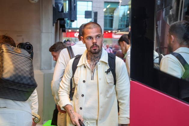 Toronto, 300626. The arrival of the Croatian football team at the hotel on the eve of the match with Portugal. In the photo: Dominik Kotarski. Photo: Boris Kovacev CROPIX Copyright: xxBorisxKovacevx toronto_dolazak11-300726