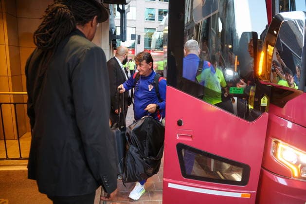 Toronto, 300626. The arrival of the Croatian football team at the hotel on the eve of the match with Portugal. In the photo: Zlatko Dalic. Photo: Boris Kovacev CROPIX Copyright: xxBorisxKovacevx toronto_dolazak17-300726