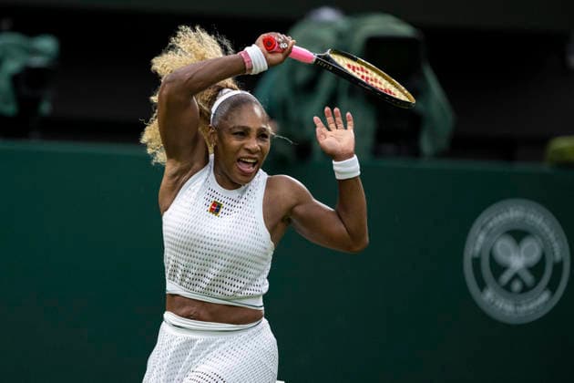 (260701) -- LONDON, July 1, 2026 -- Serena Williams of the United States competes during the women s singles first round match against Maya Joint of Australia at Wimbledon tennis Championship in London, Britain, on June 30, 2026. (Photo by Xinhua) (SP)BRITAIN-LONDON-TENNIS-WIMBLEDON-WOMEN S SINGLES StephenxChung 