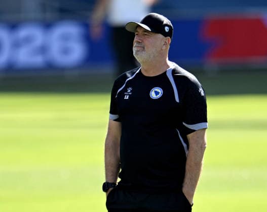 FIFA World Cup, WM, Weltmeisterschaft, Fussball 2026: Training session of Bosnia and Herzegovina in San Jose, California SAN JOSE, CALIFORNIA - JUNE 30: Head coach Sergej Barbarez of team Bosnia Herzegovina attends a training session at PayPal Park in San Jose on June 30, 2026 ahead of the 2026 FIFA World Cup Round 32 match between USA vs Bosnia and Herzegovina at the San Francisco Stadium (Levi s Stadium) in Santa Clara, California, United States. Tayfun Coskun Anadolu California United States. Editorial use only. Please get in touch for any other usage.  Copyright: x2026xAnadoluxTayfunxCoskunx
