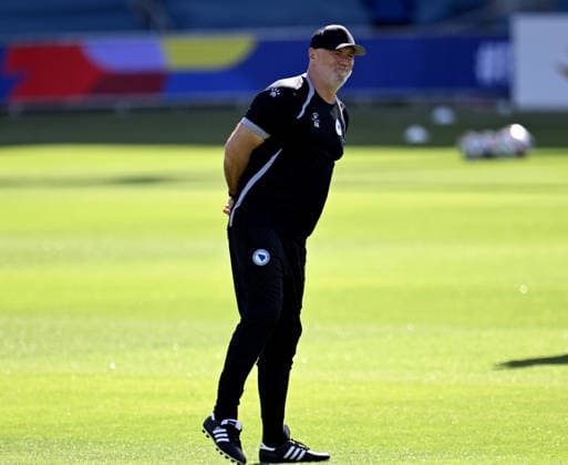 FIFA World Cup, WM, Weltmeisterschaft, Fussball 2026: Training session of Bosnia and Herzegovina in San Jose, California SAN JOSE, CALIFORNIA - JUNE 30: Head coach Sergej Barbarez of team Bosnia Herzegovina attends a training session at PayPal Park in San Jose on June 30, 2026 ahead of the 2026 FIFA World Cup Round 32 match between USA vs Bosnia and Herzegovina at the San Francisco Stadium (Levi s Stadium) in Santa Clara, California, United States. Tayfun Coskun Anadolu California United States. Editorial use only. Please get in touch for any other usage.  Copyright: x2026xAnadoluxTayfunxCoskunx