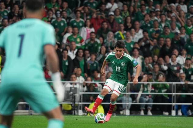 Mexico v Ecuador - FIFA World Cup, WM, Weltmeisterschaft, Fussball 2026 - Round of 32 MEXICO CITY, MEXICO - JUNE 30: Gilberto Mora of Mexico in action during the 2026 FIFA World Cup Round of 32 match between Mexico and Ecuador at Mexico Stadium (Estadio Azteca) in Mexico City, Mexico on June 30, 2026. Juancho Torres Anadolu Mexico City Mexico. Editorial use only. Please get in touch for any other usage.  Copyright: x2026xAnadoluxJuanchoxTorresx