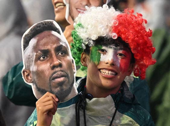 (260701) -- MEXICO CITY, July 1, 2026 -- A fan of Mexico is seen before the round of 32 match between Mexico and Ecuador at the 2026 FIFA World Cup, WM, Weltmeisterschaft, Fussball at the Mexico City Stadium, Mexico, June 30, 2026. ) (SP)MEXICO-MEXICO CITY-FOOTBALL-FIFA WORLD CUP-ROUND OF 32-MEX VS ECU WuxWei 