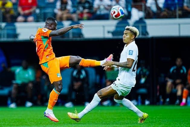 Fotball-VM 2026: Elfenbenskysten - Norge Arlington, Texas , USA 20260630. Antonio Nusa under 16-delsfinalen mellom Elfenbenskysten og Norge under fotball-VM 2026 pa Dallas stadion. Foto: Terje Pedersen NTB Arlington, Texas USA EDITORIAL USE ONLY. RESTRICTED USE FOR BETTING COMPANIES Ref:_SPO6B0w6KufCss.jpg *** 2026 FIFA World Cup: Ivory Coast vs. Norway, Arlington, Texas, USA 20260630 Antonio Nusa during the Under-16 semifinal between Ivory Coast and Norway at the 2026 FIFA World Cup at Dallas Stadium. Photo: Terje Pedersen, NTB. Arlington, Texas, USA. EDITORIAL USE ONLY. RESTRICTED USE FOR BETTING COMPANIES  Copyright: xTerjexPedersenx xNTBx