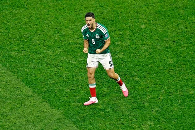 June 30, 2026, Mexico City, Mexico City, Mexico: Raul Jimenez of Mexico celebrates after scoring the second goal of his team during the match between Mexico and Ecuador for the round of 32 the FIFA World Cup, WM, Weltmeisterschaft, Fussball 2026, at Mexico City Stadium, in Mexico City, Mexico on June 30. 2026. Photo: DiaEsportivo Mexico City Mexico - ZUMAh208 20260630_zsp_h208_002 Copyright: xHeulerxAndreyx