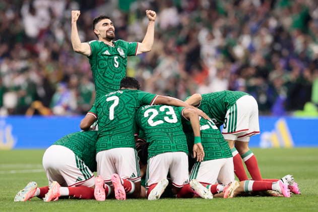 FIFA World Cup, WM, Weltmeisterschaft, Fussball 2026 - Round of 32 - Mexico vs Ecuador Players of Mexico celebrate the 2-0 goal during the FIFA World Cup 2026 Round of 32 match Mexico against Ecuador in Mexico City, Mexico, 30 June 2026. Mexico City Mexico  Copyright: xJOSExMENDEZx