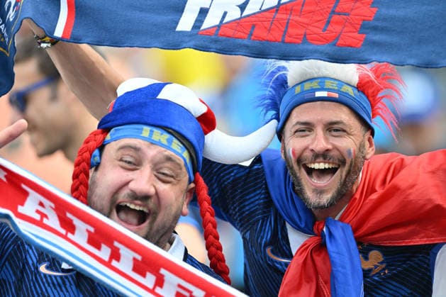 June 30, 2026, East Rutherford, New Jersey, USA: France supporters are seen prior to action during the World Cup 2026 Round of 32 match. France defeated Sweden 3 to 0. East Rutherford USA - ZUMAa301 20260630_aaf_a301_013 Copyright: xBrooksxVonxArxx