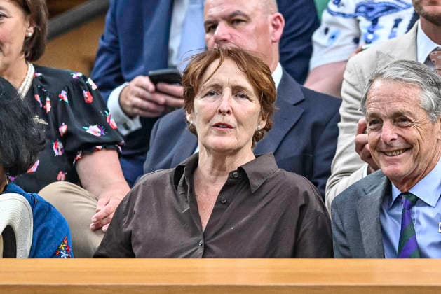 RECORD DATE NOT STATED 30th June 2026; All England Lawn Tennis and Croquet Club, London, England; Wimbledon Tennis Tournament, Day Two; Actress Fiona Shaw in the Royal Box GodfreyxPitt