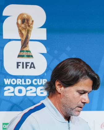 (260701) -- SAN FRANCISCO, July 1, 2026 -- Mauricio Pochettino, head coach of the United States, attends a press conference, PK, Pressekonferenz ahead of round of 32 match between the United States and Bosnia and Herzegovina at the 2026 FIFA World Cup, WM, Weltmeisterschaft, Fussball at San Francisco Bay Area Stadium in San Francisco, the United States, June 30, 2026. ) (SP)U.S.-SAN FRANCISCO-FOOTBALL-FIFA WORLD CUP-PRESS CONFERENCE-USA XuxChang 