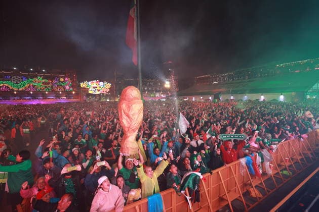 FIFA World Cup, WM, Weltmeisterschaft, Fussball 2026 - Round of 32 - Mexico vs Ecuador Mexican soccer fans react during the Round of 32 match of the 2026 FIFA World Cup between Mexico and Ecuador in Mexico City, Mexico, 30 June 2026. Mexico City Mexico  Copyright: xSASHENKAxGUTIERREZx