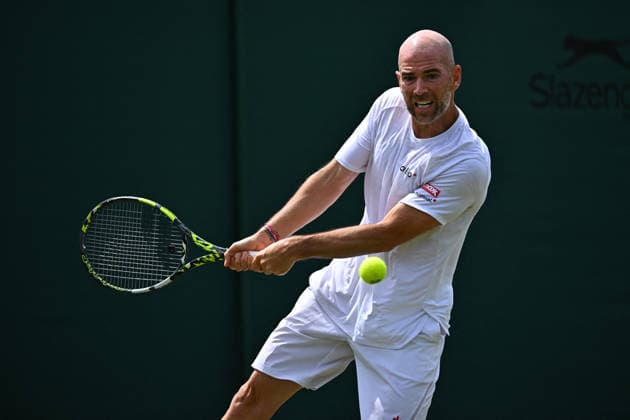 2026 Wimbledon - Adrian Mannarino Adrian Mannarino (FRA) during his first round match at the 2025 Wimbledon Tennis Championships at the AELTC in London, GREAT BRITAIN, on JuNE 30, 2026. Photo by Corinne Dubreuil ABACAPRESS.COM London  Copyright: xDubreuilxCorinne ABACAx
