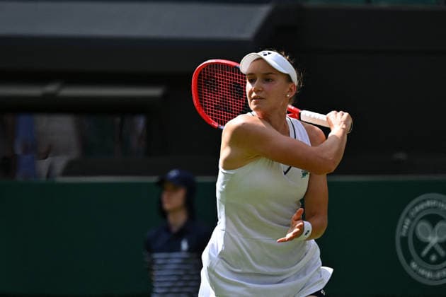 2026 Wimbledon - Elena Rybakina Elena Rybakina (RUS) during her first round match at the 2025 Wimbledon Tennis Championships at the AELTC in London, GREAT BRITAIN, on JuNE 30, 2026. Photo by Corinne Dubreuil ABACAPRESS.COM London  Copyright: xDubreuilxCorinne ABACAx