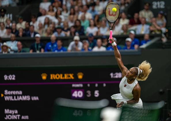 Tennis - Wimbledon Championship 2026 - Day 2 LONDON, ENGLAND - Tuesday, June 30, 2026: Serena Williams (USA) during the Ladies Singles First Round match on Day Two of The Championships Wimbledon 2026 at the All England Lawn Tennis and Croquet Club. (Photo by Kirsten Holst Propaganda) LONDON All England Lawn Tennis and Croquet Club GREATER LONDON ENGLAND  Copyright: xKirstenxHolstx 2026-06-30-065-Wimbledon_D2