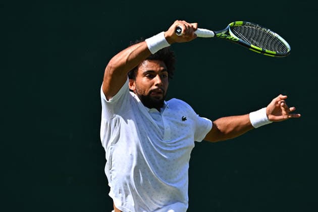 2026 Wimbledon - Arthur Fils Arthur Fils (FRA) during his first round match at the 2025 Wimbledon Tennis Championships at the AELTC in London, GREAT BRITAIN, on JuNE 30, 2026. Photo by Corinne Dubreuil ABACAPRESS.COM London  Copyright: xDubreuilxCorinne ABACAx