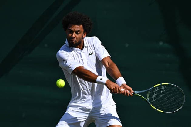 2026 Wimbledon - Arthur Fils Arthur Fils (FRA) during his first round match at the 2025 Wimbledon Tennis Championships at the AELTC in London, GREAT BRITAIN, on JuNE 30, 2026. Photo by Corinne Dubreuil ABACAPRESS.COM London  Copyright: xDubreuilxCorinne ABACAx